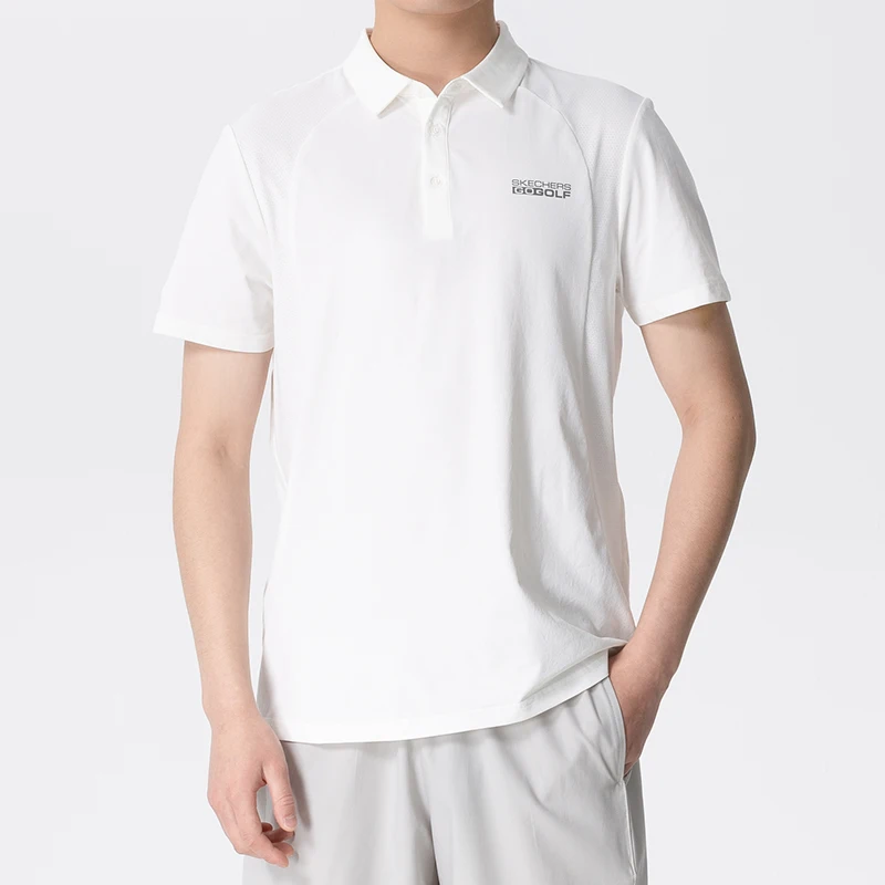 skechers-t-shirt-men's-business-casual-polo-shirt-fitness-training-comfortable-breathable-short-sleeved-p226m202-0019