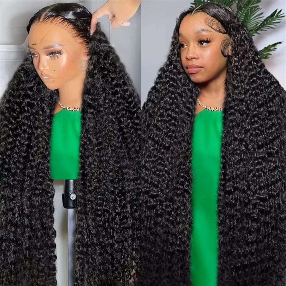 

40 46 Inch Deep Wave 13x4 13x6 360 Hd Transparent Lace Front Wigs For Women Water Wave Lace Frontal Wigs Curly Human Hair Wigs