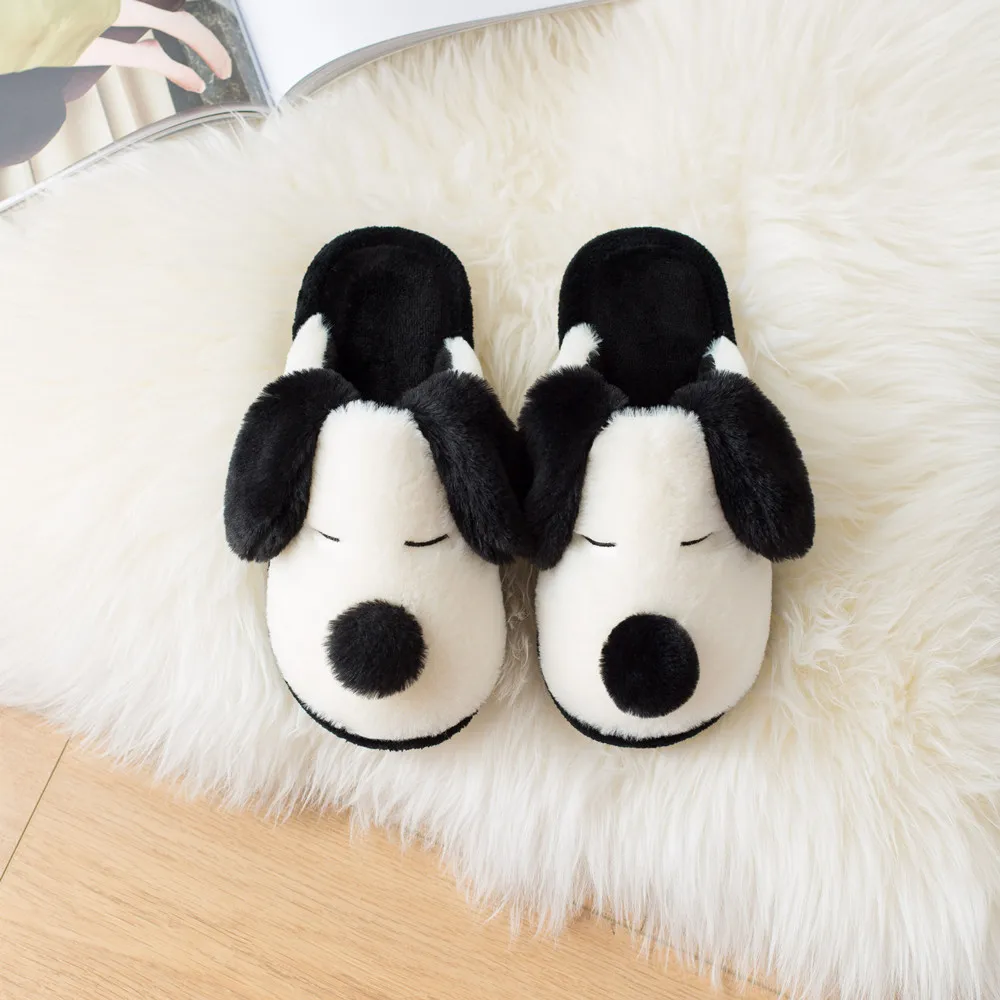 Nowe Kawaii Snoopy kapcie w stylu rodzic-dziecko kreskówkowe buty poporodowe do domu z uczuciem nadepnięcia na odchody zwykłe kapcie