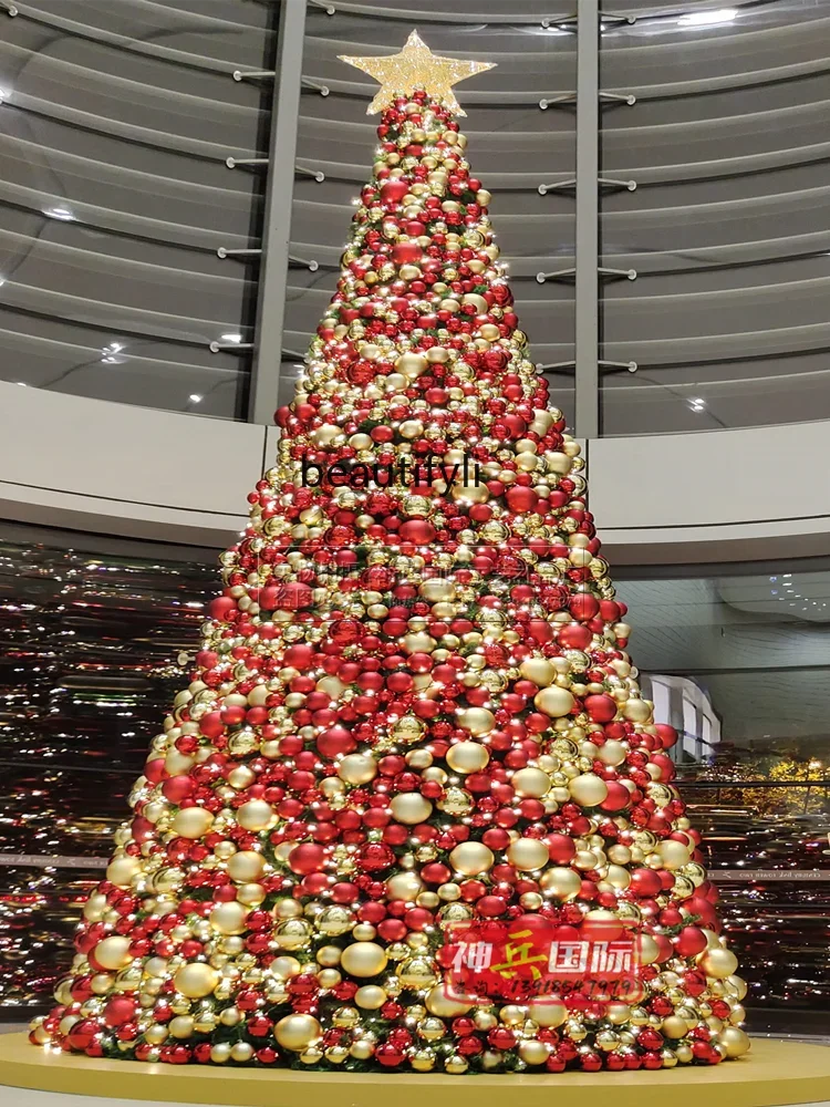 

Christmas tree large Christmas shopping mall decoration Christmas tree set 3 meters outdoor frame tree C56