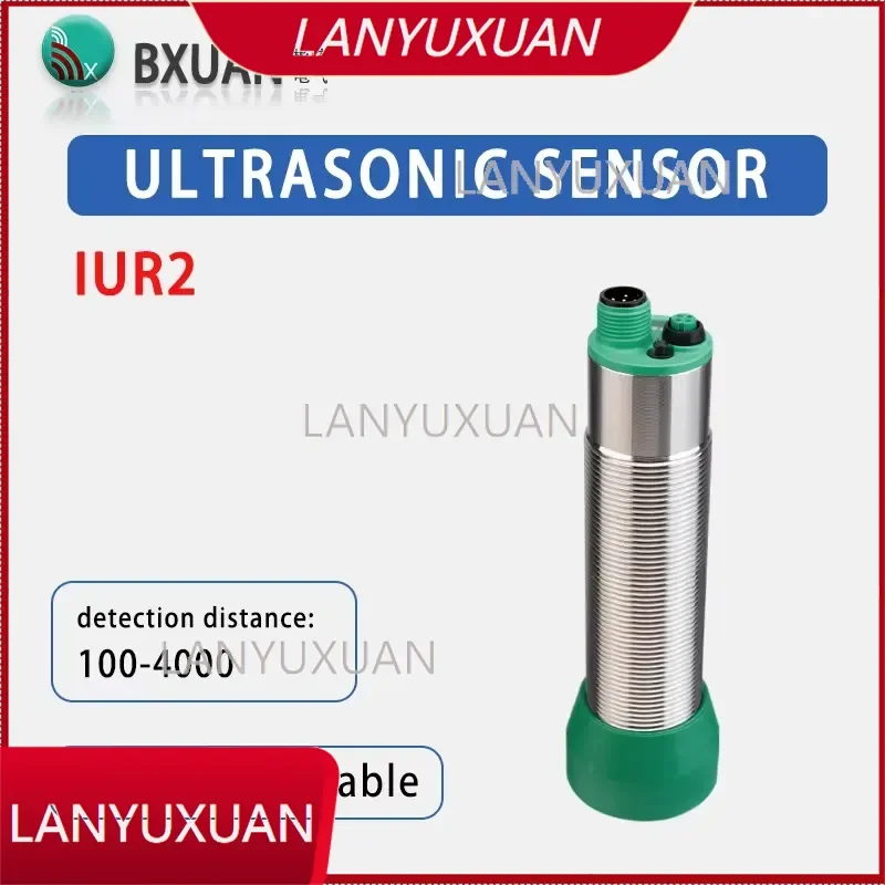 Waterproof ultrasonic sensor IUR2 liquid level distance measurement proximity sensor analog quantity 4-20mA/0-10V output SN