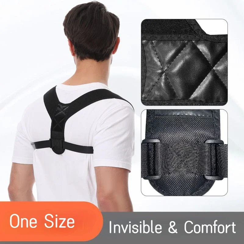 Adult Back Posture Corrector Orthopedic Anti Camel Correction Belt Sitting Under Clothing Belt Adjustable