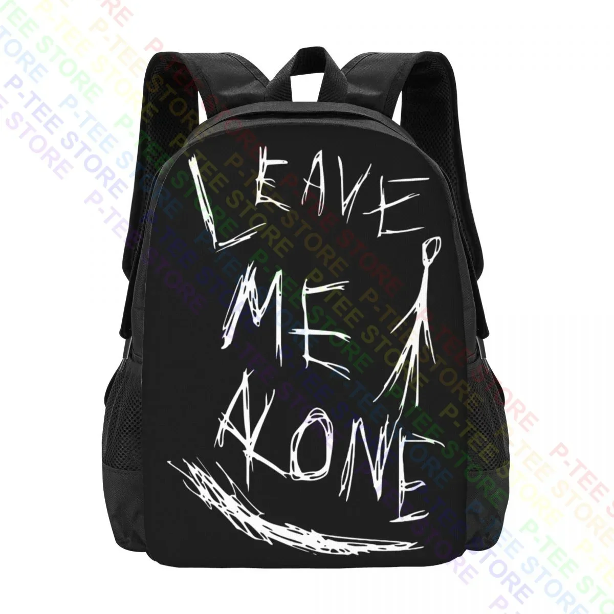 Slenderman Leave Me Alone CreepypastaBackpack Large Capacity Print Outdoor Running