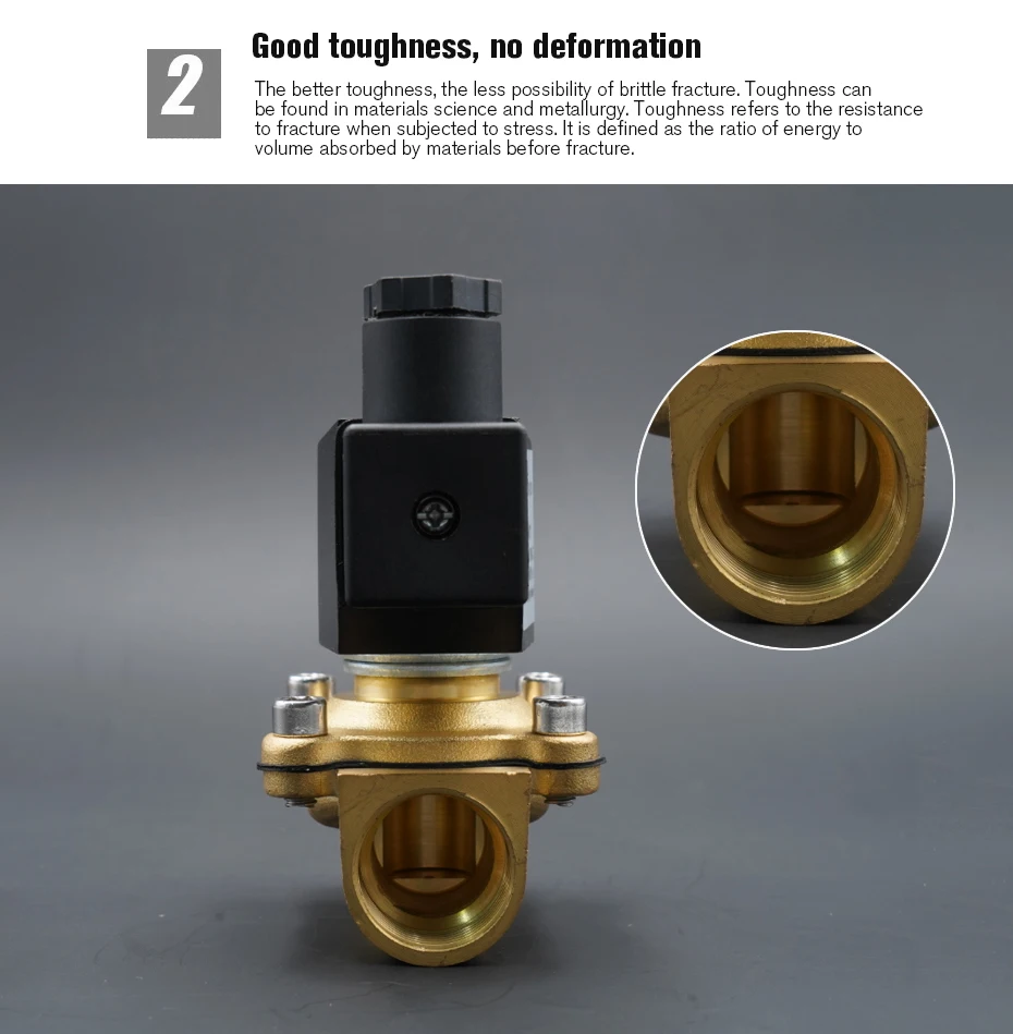 Normalerweise offenes elektrisches Magnetventil aus Edelstahl 2S-200-20 Normalerweise offenes elektrisches Magnetventil aus Edelstahl 2S-200-20