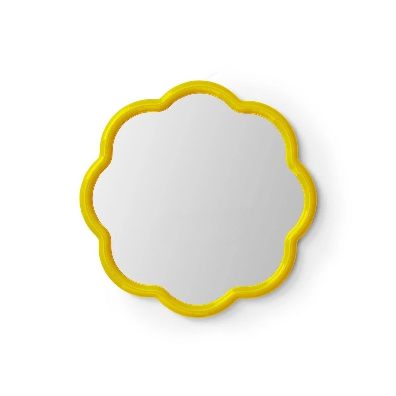 

Cloud makeup mirror wall wall wall special-shaped dressing wave art decorative mirror