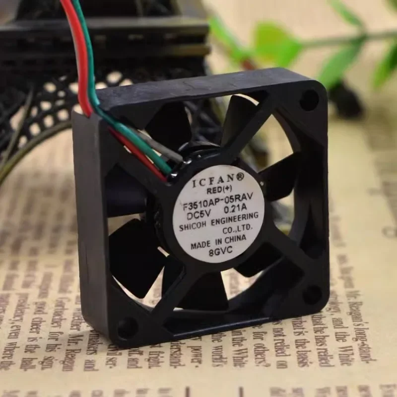 Новый вентилятор для оригинального SHICOH F3510AP-05RAV 3510 12 В 0,21 А бесшумный вентилятор 35*35*10 мм