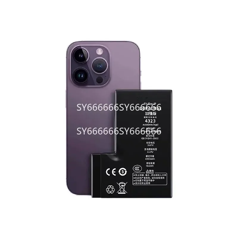 100% New 4700mAh High Density Enhanced Capacity For NOHON Replacement Battery Compatible With iPhone 14Pro MAX + Free Tools