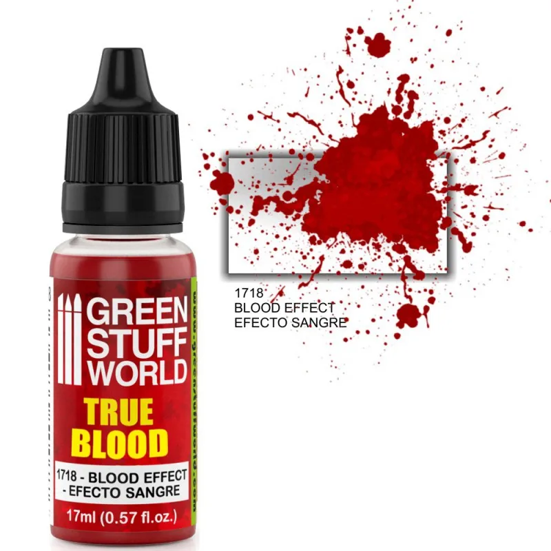 Blood Paint Pigment Coagulation Orc Blood Water-Based Special Effect Green Stuff World Portrait Model Coloring Brushe Spray Guns