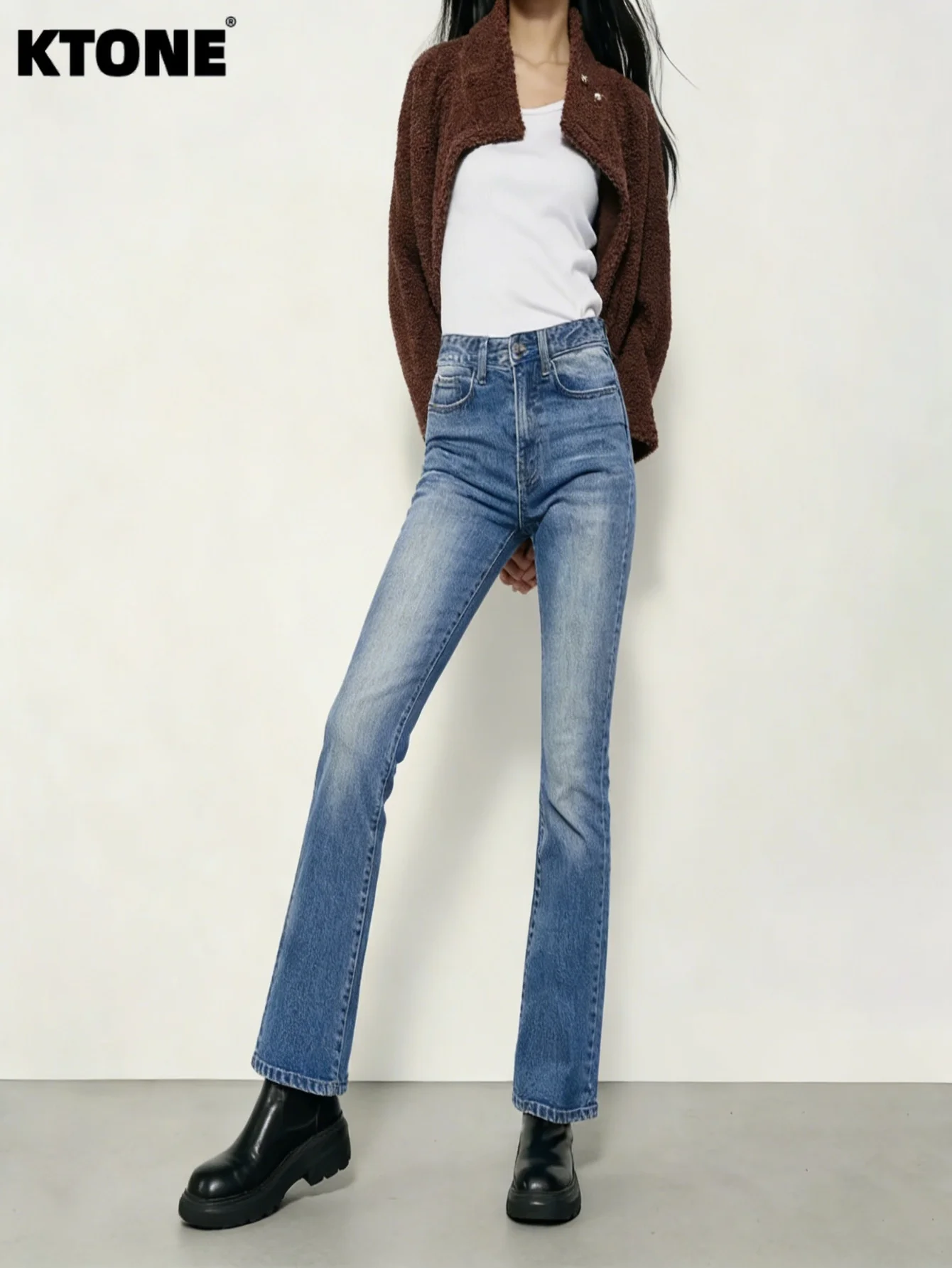 

Джинсы Drip Blue Slim для мужчин, однотонные, минималистичные, в стиле ретро. Аксессуары и ремни в комплект не входят.