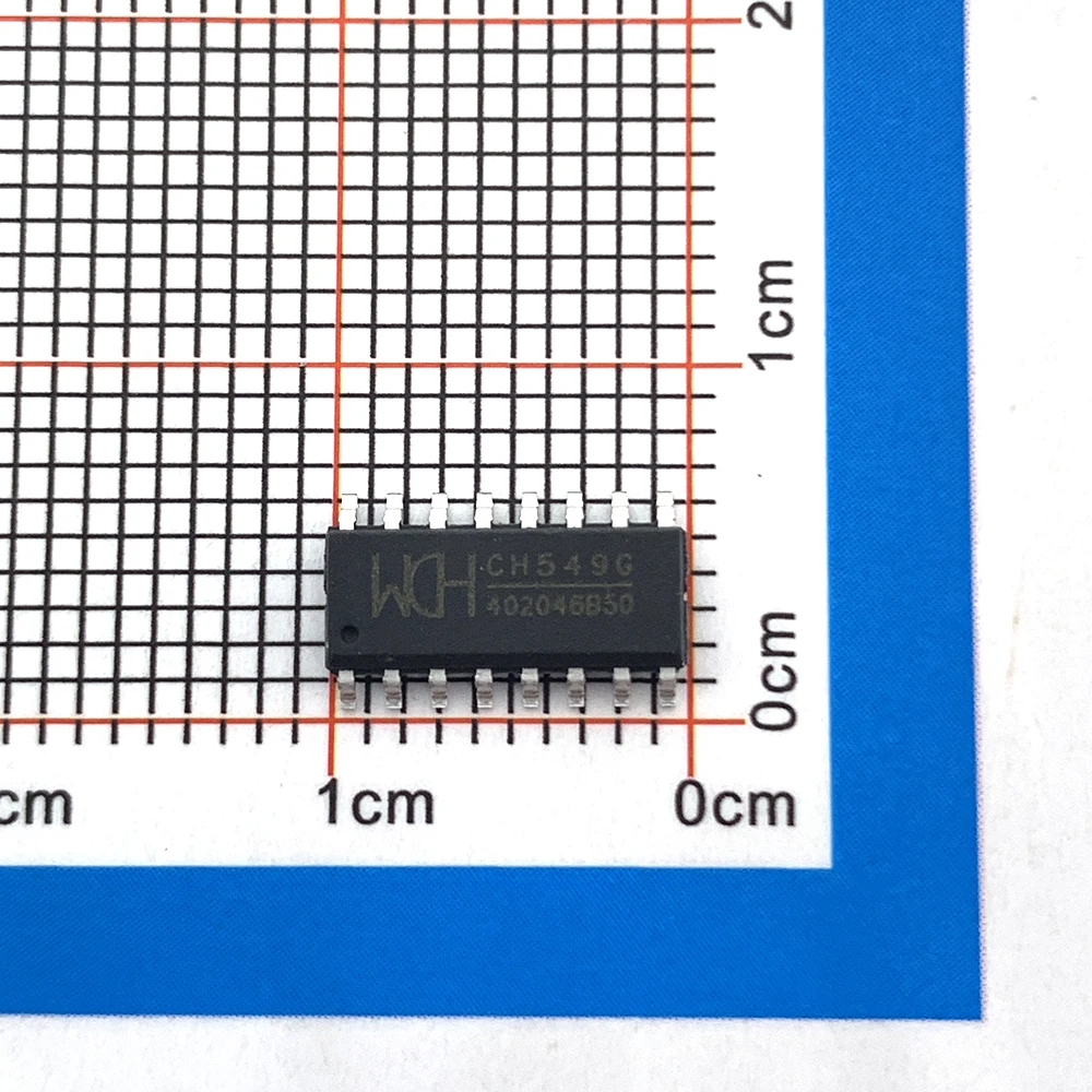 MCU multiinterfaz mejorado de 8 bits CH549G SOP16 CH549 Compatible con el conjunto de instrucciones MCS51