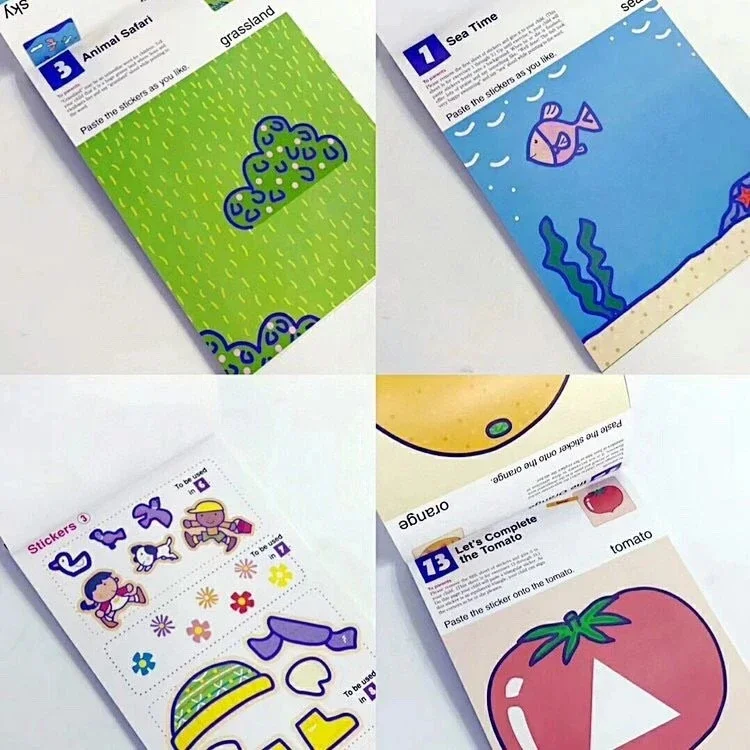 12 كتابًا عن تعليم وينشي: لقطع الوثائق الرسمية والقابلة للطي والإلتصاق - لعبة ألغاز لزراعة التفكير العبقري #1