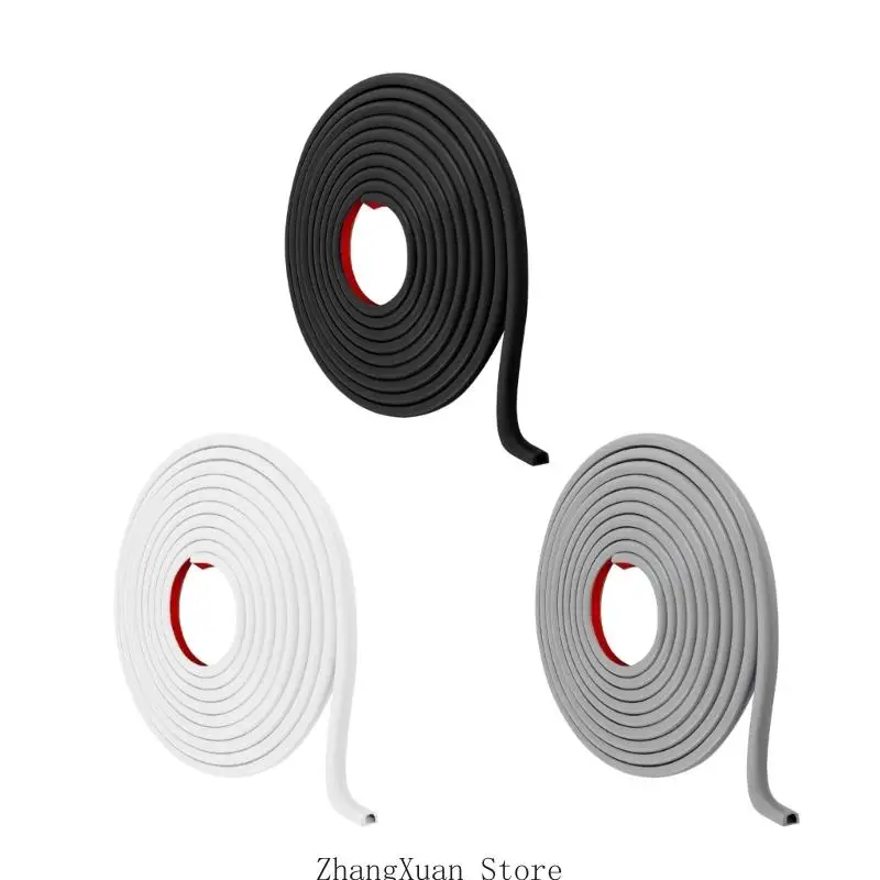 Kabelführungsabdeckung Silikon-Bodenkabelabdeckung 15 x 10 mm zum Verschieben freiliegender Kabel entlang der – Detail 2