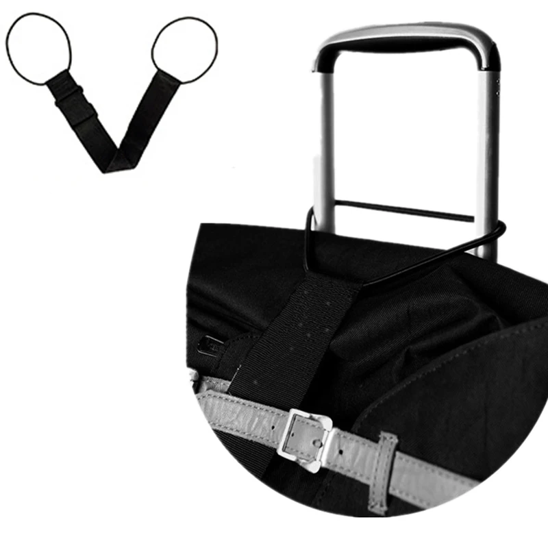 Elastische Verstelbare Bagageband Draagriem Bagage Bungee Bagage Riemen Koffer Riem Reizen Beveiliging Handbagage Riemen