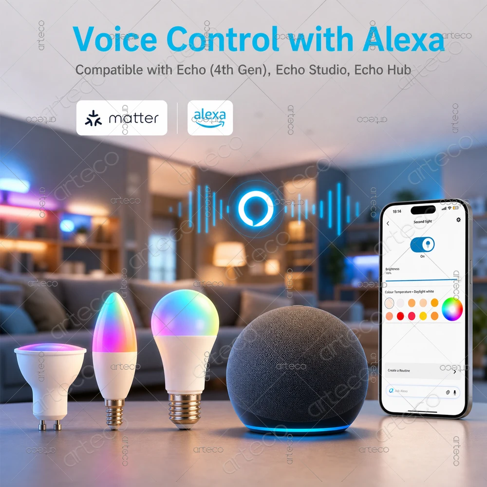 Умная Wi-Fi лампа Matter с рег – обзор и цена Smart Home Yandex