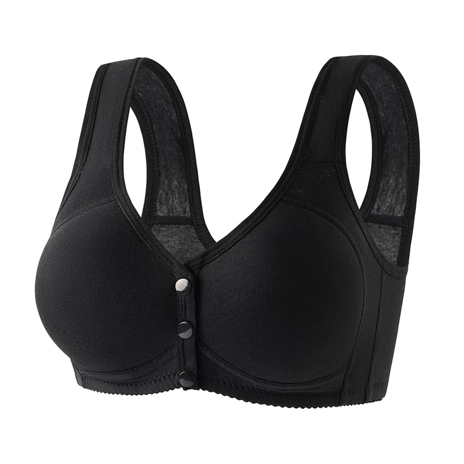 Women's Comfortable And Sexy Transparent Shoulder Strap Cordless Backless Spongeless With Convertible Shoulder Straps Bra Packs