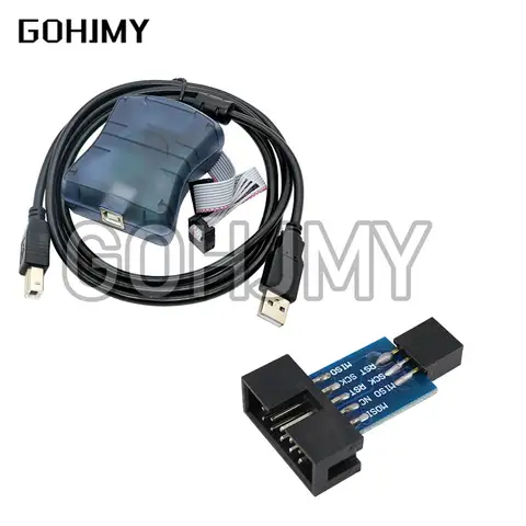 1PCS AVRISP Atmel STK500 AVR programmer USB Atmaga Attiny