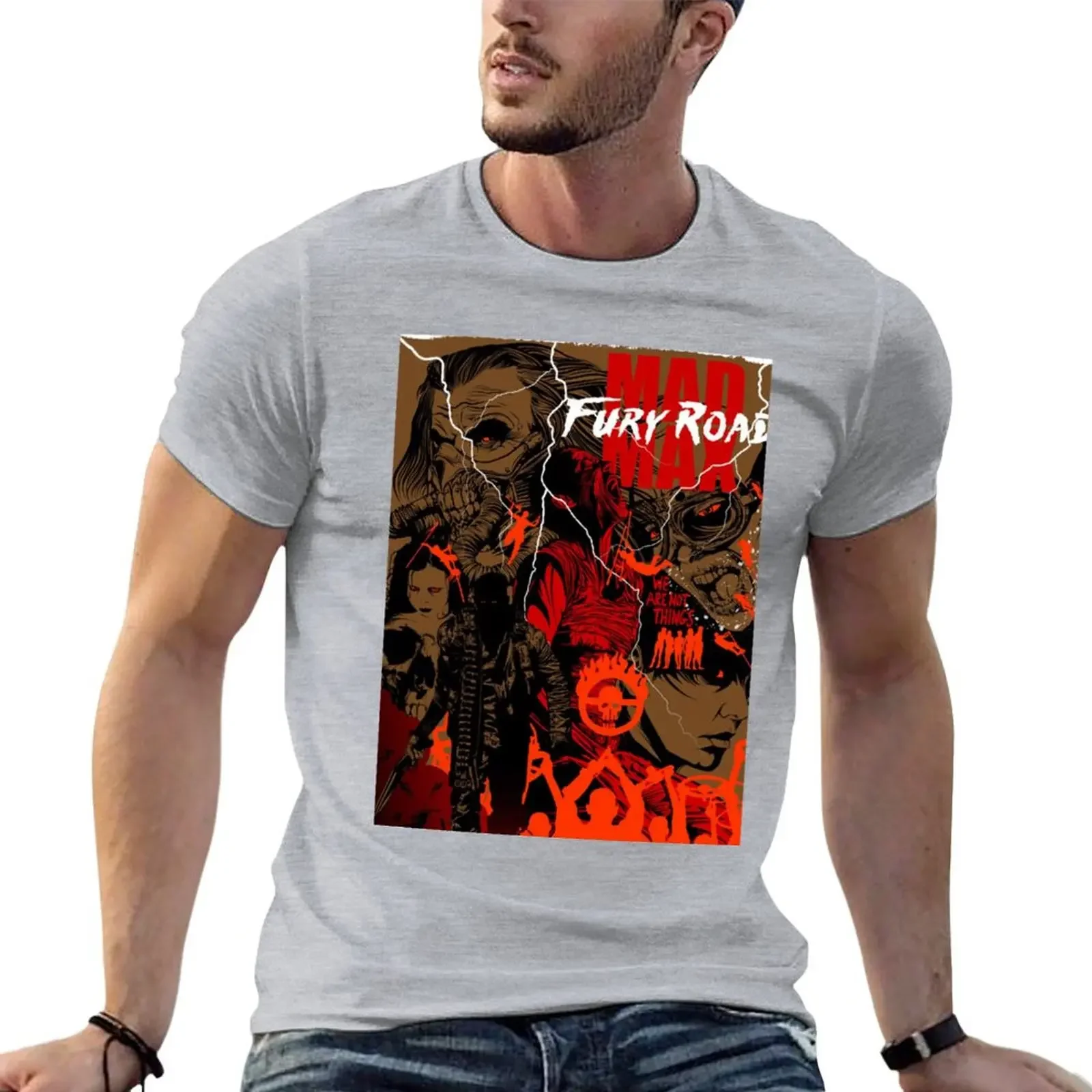 art mad max fury road - Classic T-shirt tees Blouse slim fit t shirts for men