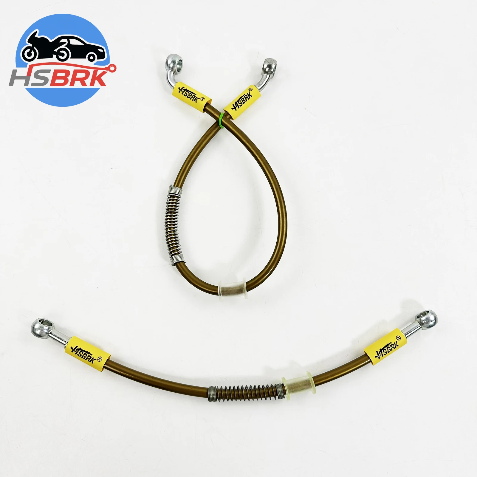 10-200CM High Temperature Resistant Anti-Explosion Stainless Steel Braided Brake Hose M10 Joint Hydraulic Brake Line