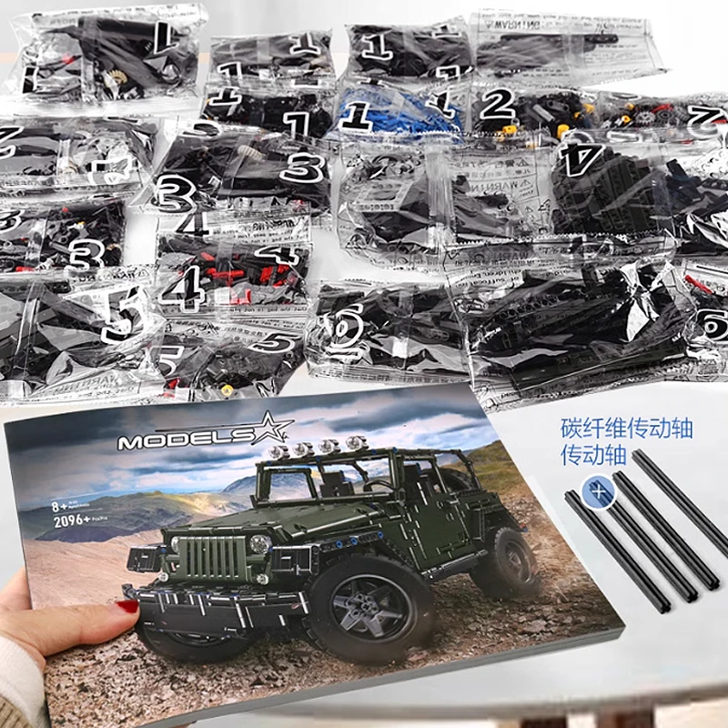 قالب الملك 13124 MOC التقنية تسلق مركبة اللبنات ضرب على الطرق الوعرة مركبة الطوب لتقوم بها بنفسك اللعب هدايا عيد الميلاد الاطفال #6