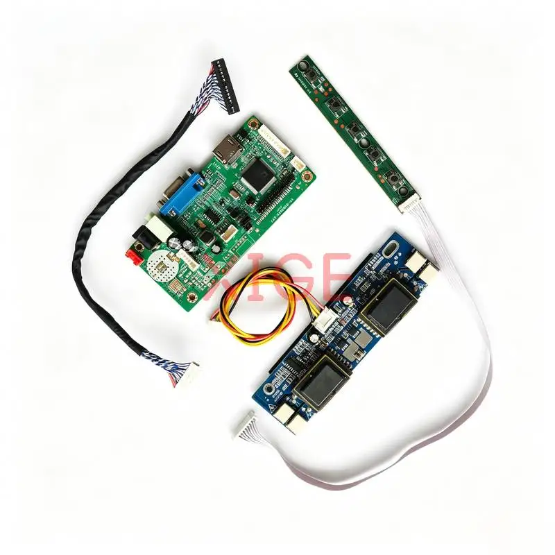 

Monitor Controller Drive Board Fit M215H1 M215HW01 CLAA215FA01 M215HW03 LVDS 30-Pin 4-CCFL 1920x1080 HDMI+VGA 1920*1080 DIY Kit