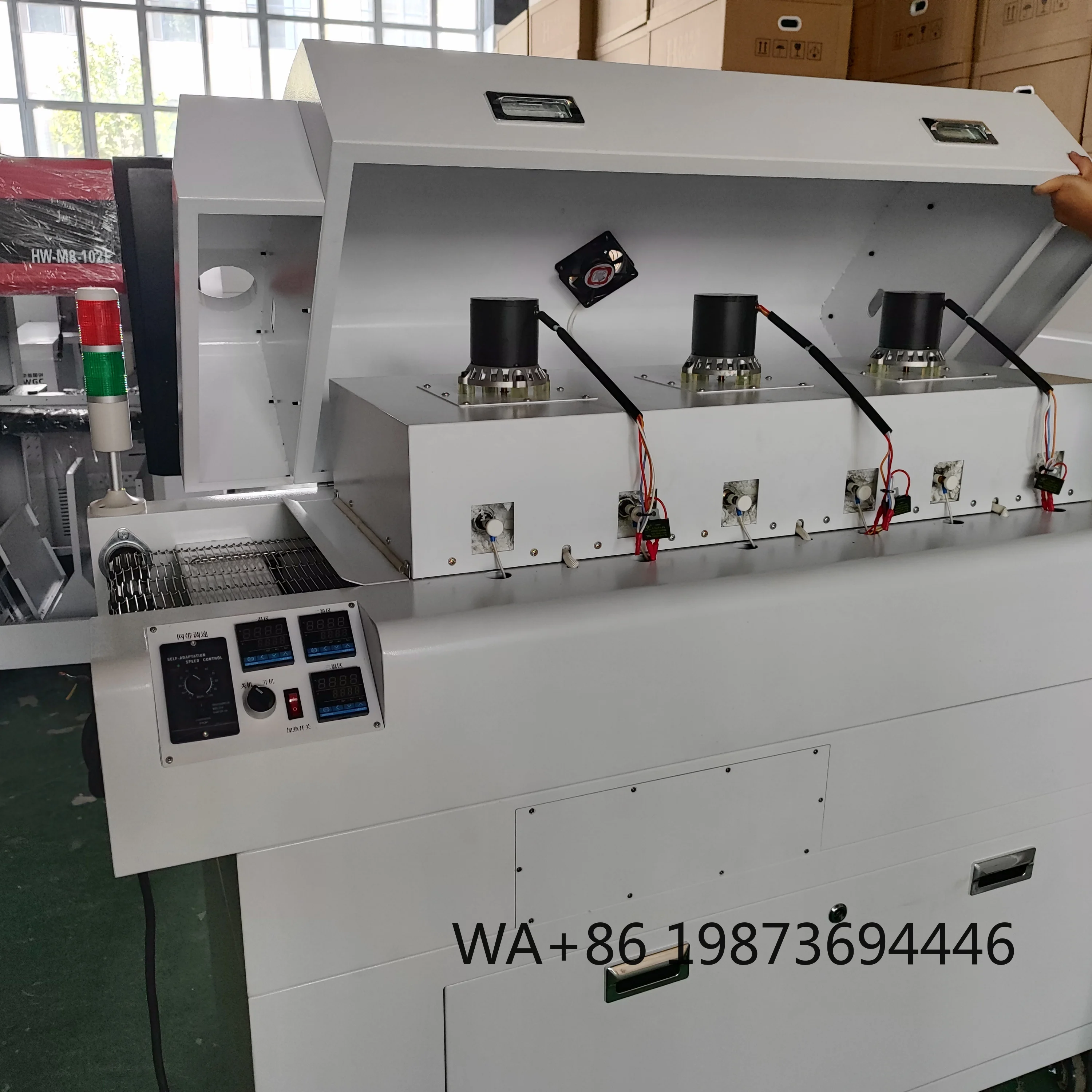 Mini Horno de Reflujo HW-R306, Máquina de Soldadura SMT para Electrónica