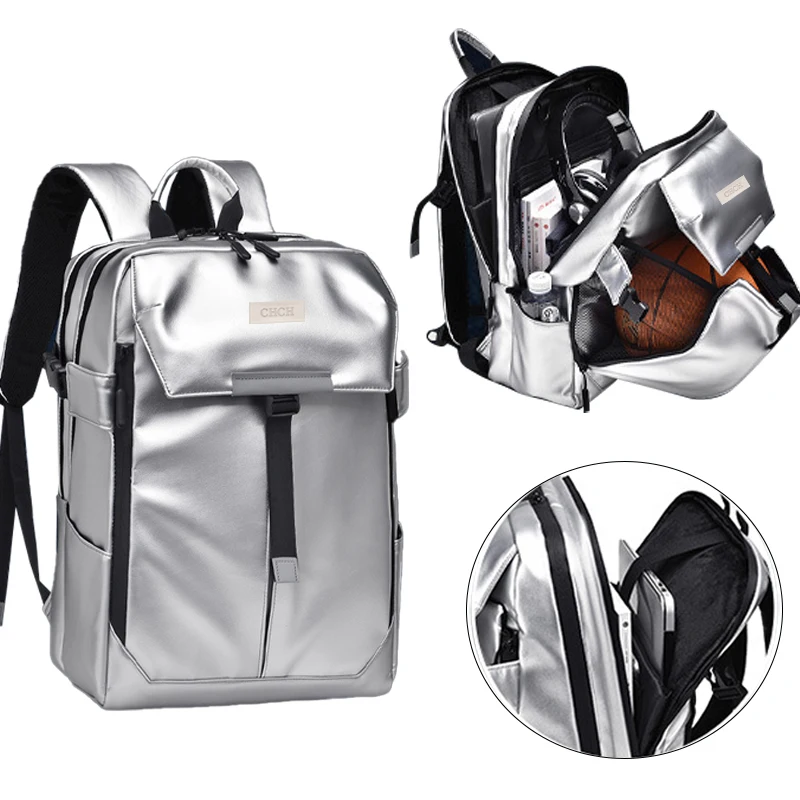 

Дорожный рюкзак CHCHFAMILY для мужчин, школьный рюкзак для отдыха, вместительная сумка для компьютера 16 дюймов, многофункциональная с баскетбольной сумкой