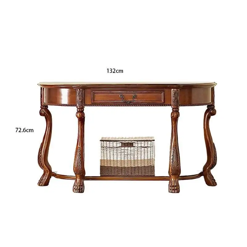 

Beauty Storage Vintage Table Luxury Console Premium Design Console Table Drawer Entrance Hall Tisch Wohnzimer Furniture