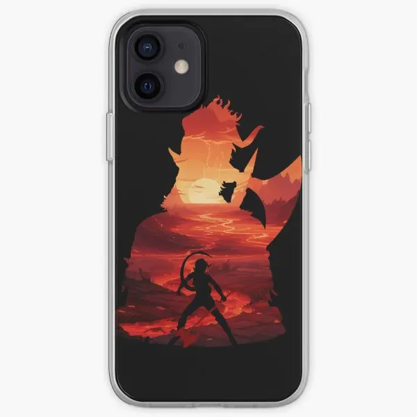 Baldurs Gate 3 Karlach Negative Illus  Phone Case Customizable for iPhone X XS XR Max 6 6S 7 8 Plus 11 12 13 14 Pro Max Mini