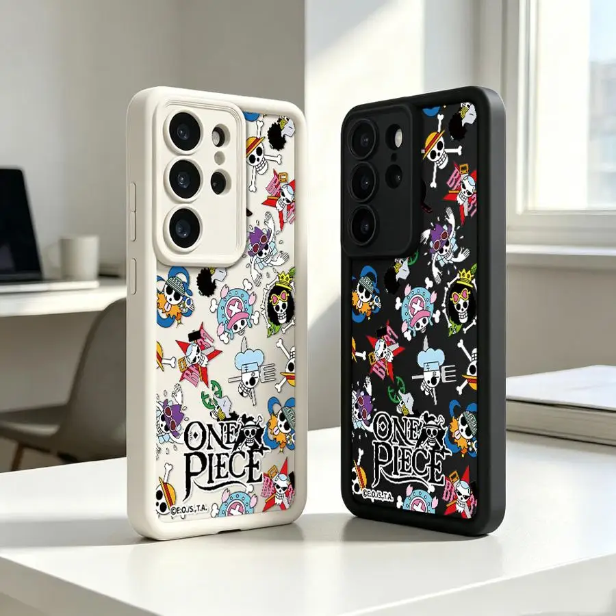 Funda para Samsung Galaxy S26 S20 FE S23 S24 Ultra S25 S21 S22 Plus Note 20 Ultra, Carcasa con Logotipo de One Piece