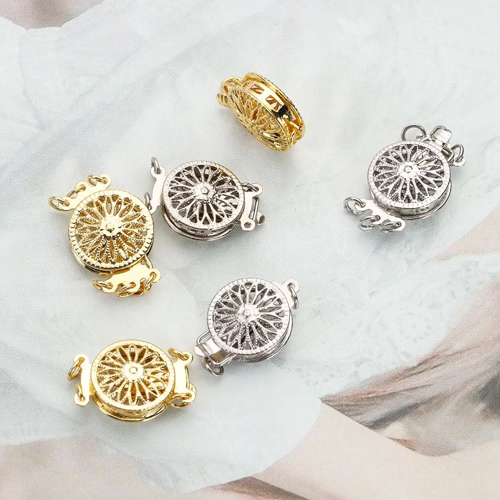 Gold Color Jewelry DIY Findings Multiple Bracelet Lock Connectors Layered  Clasps  Layering Clasp with Lobster