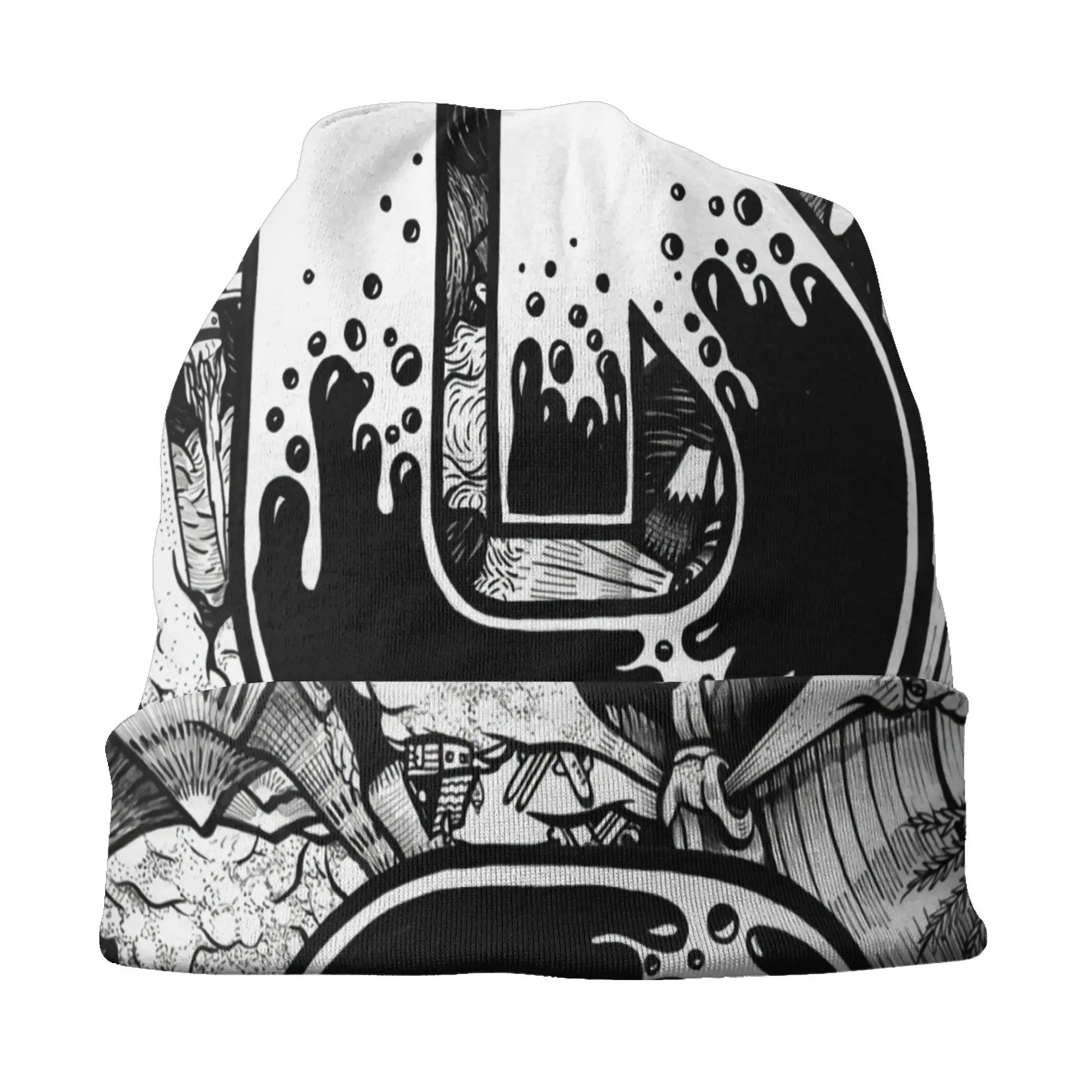 Burtones Mountain Arrow Snowboard Beanie Cap Unisex Winter Warm Bonnet Homme Knitted Hats Outdoor Ski Skullies Beanies Caps