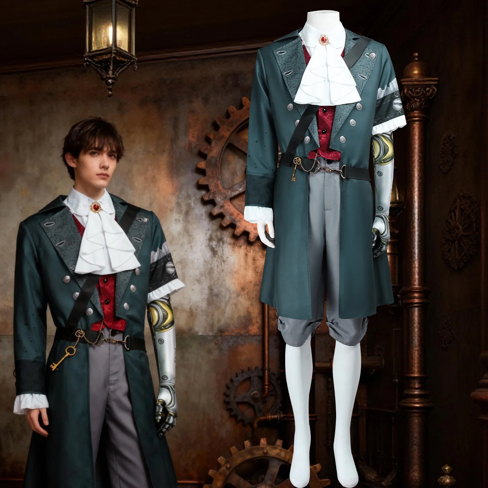 

Lies Of P Cosplay Costume Knight Set Game Character Halloween Costume Party Performance Clothing for Adult Men