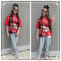 T-shirts Y2K Clothing Hot Sale Women's Harajuku Gothic Style First Sunday Graphic Print Round Neck Short Sleeve Quick Dry Top