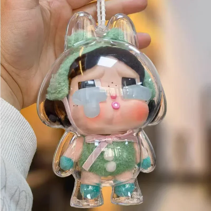 CRYBABY płaczący dziecko CRYBABY futerał ochronny w pełni przezroczysty akrylowy pokrowiec ochronny chodząca torba dla dziecka akcesoria dla lalek