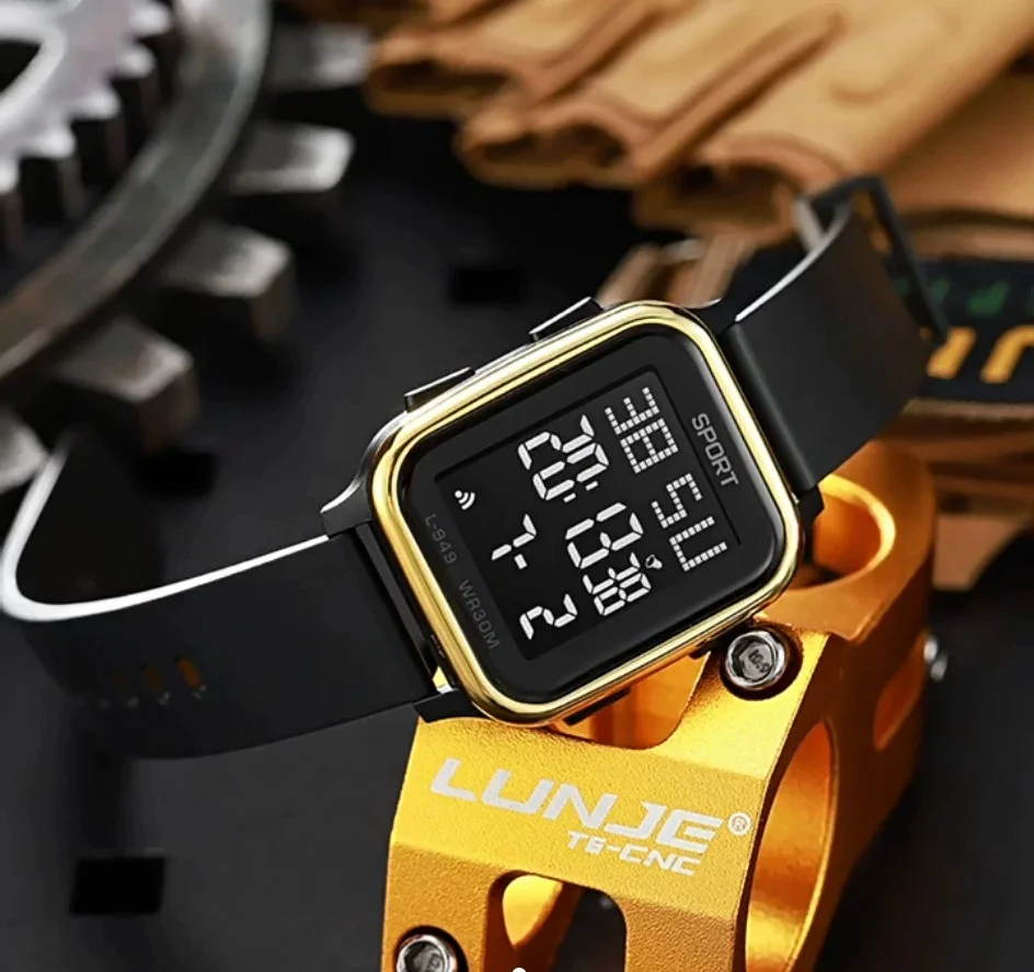 Reloj despertador de cuenta atrás militar 2025, reloj de pulsera con luz LED resistente al agua de 5bar, reloj deportivo para hombre con movimiento Digital japonés