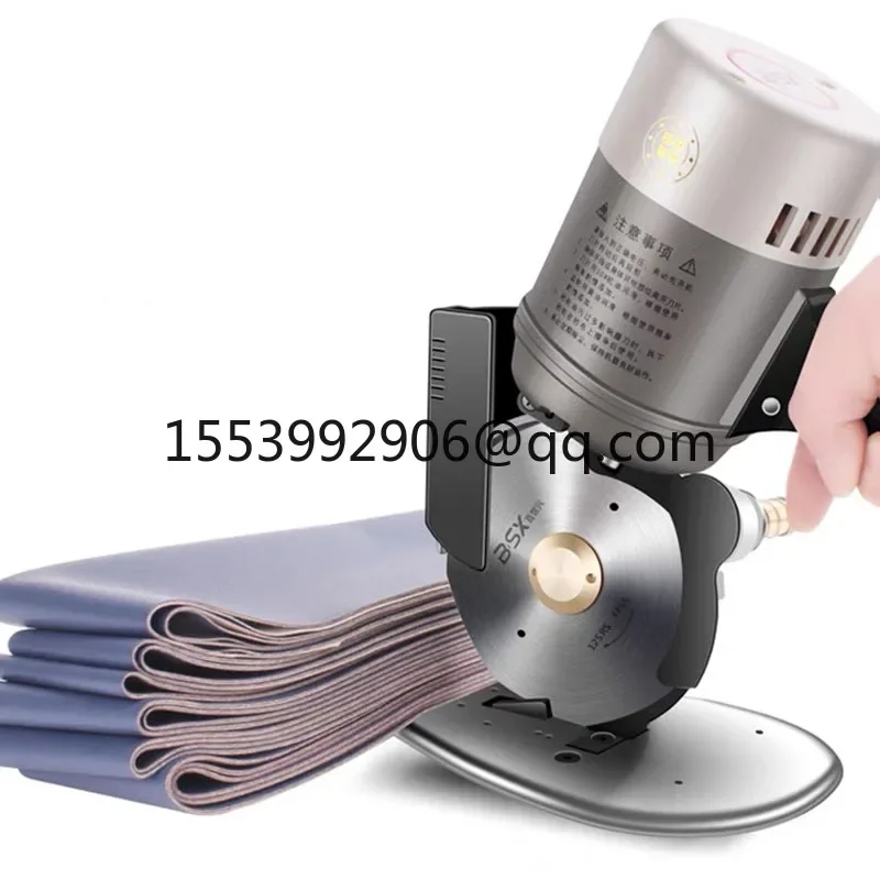 350W 125MM Electric Round Knife Cutting Machine Electric Cloth Leather Blanket Fabric Cardboard Cutter Cutting Thickness 4.5CM