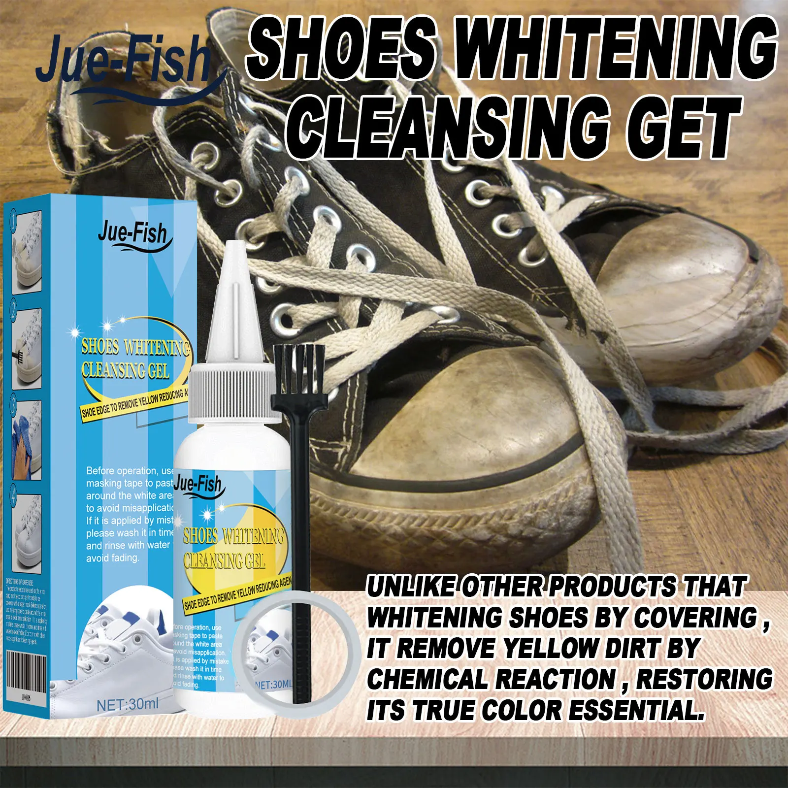 10pcs Shoes Cleaner Kit 30ML Household Travel Shoes Cleaning Yellow Stain Removal Foam Agent Whitening Brighting Bubble Cleaner