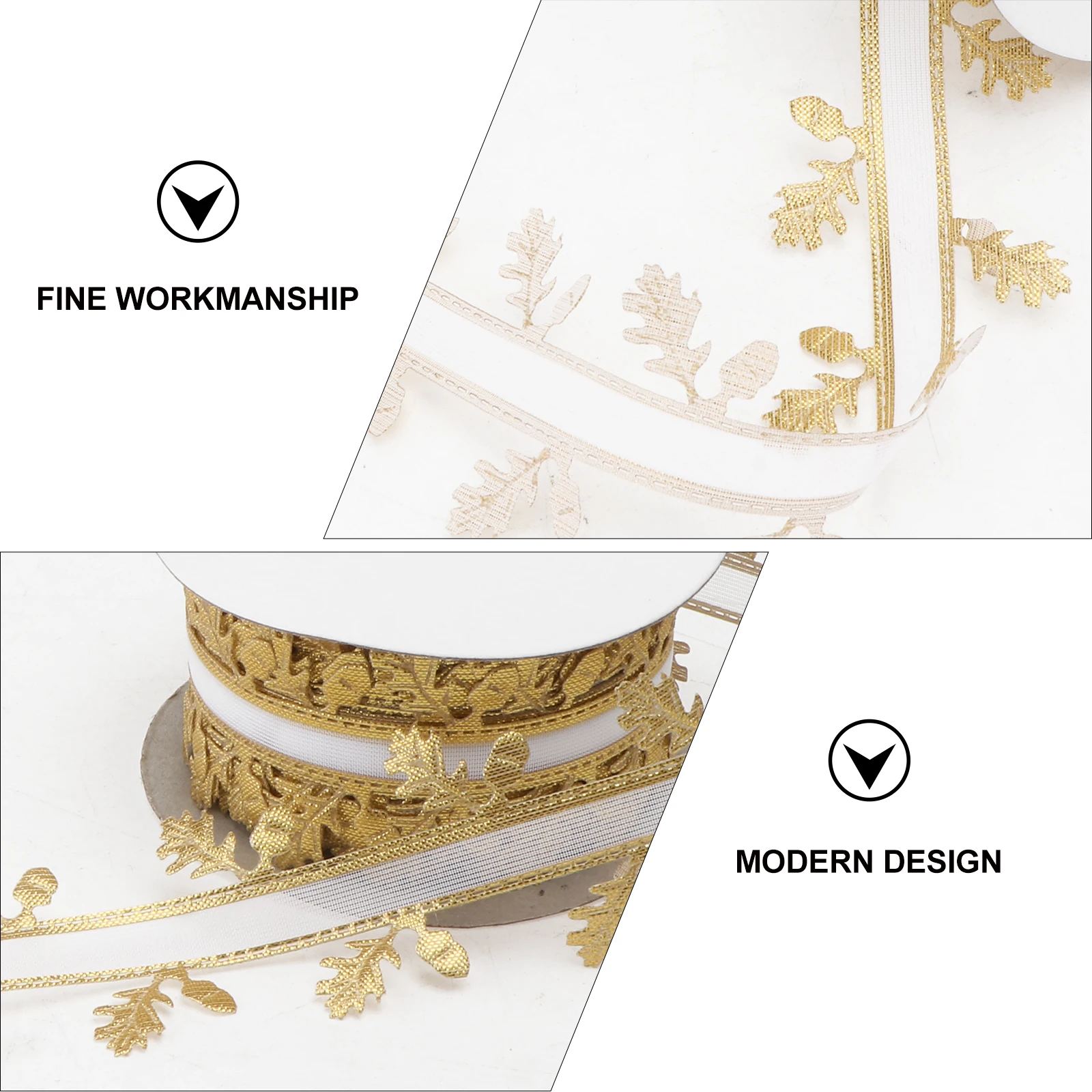 

1 Roll 100Cm Decorative Embossed Ribbon Lace Tape Garland Accessory For Diy Wreath Wedding Home Decor Bridal Crafts Handicraft