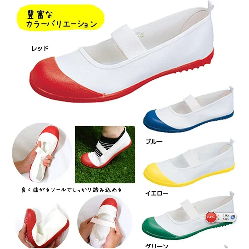 Japan Japanese JK School Uniform Uwabaki Shoes Indoor Cosplay Flat For Lolita Sweet Girls Comfortable Sports Gym