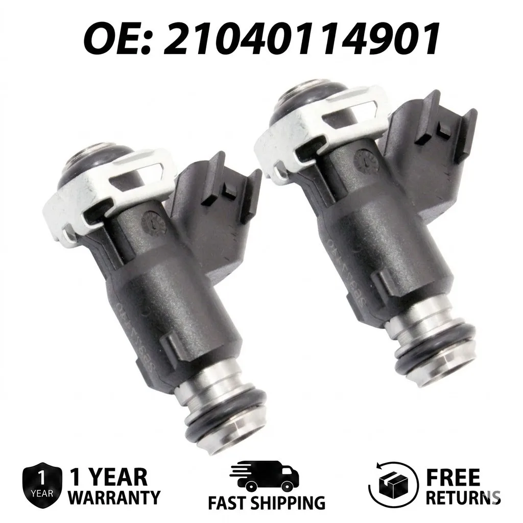 

2pcs High Performance Fuel Injectors for ODES 800 1000 UTV V-Twin, Upgraded Nozzle Set, Reliable Direct Fit Replacement