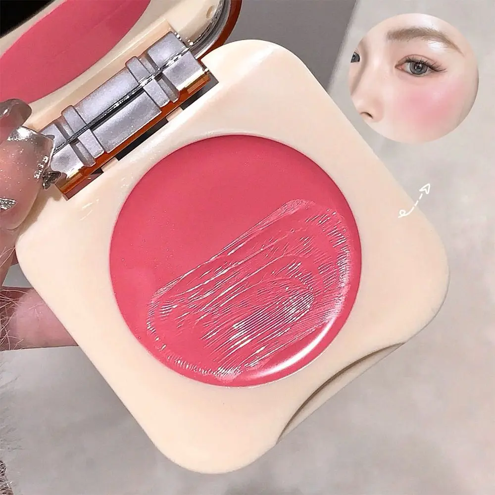 Natural Monochrome Blusher Cream Brighting Matte แต่งหน้าเนื้อละเอียดอุปกรณ์เสริมขยายสี Blusher แต่งหน้าทุกวัน