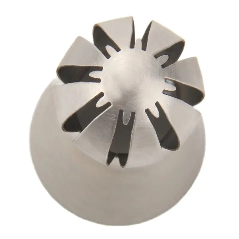 1PCS Stainless Steel Russian Ball Flower Seamless Piping Tips Cake Decoration Cupcakes Dessert Twist Icing Nozzle #NO109