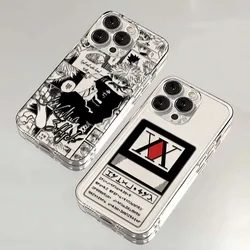 Black Hot Anime HUNTER×HUNTER Phone Case For Motorola Moto G9 G22 G32 G53 G30 G71 G72 G73 Edge 40 Pro Transparent TPU Back Cover
