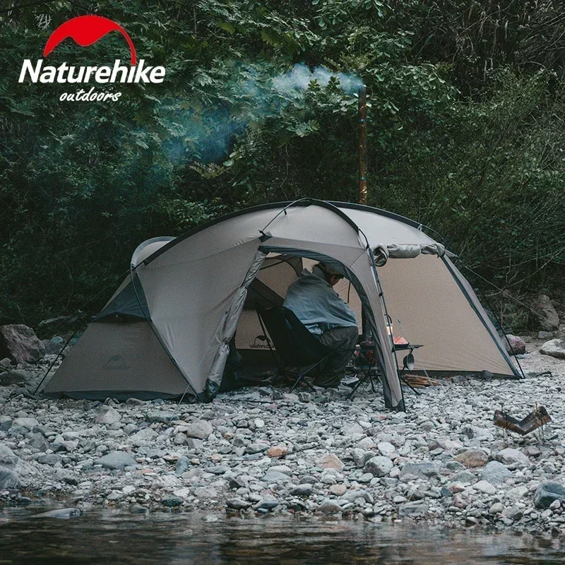 

Палатка Naturehike туристическая Ультралегкая, Всесезонная, водостойкая, из полиэстера 30D, с силиконовым покрытием, на 2 человек, защита от дождя, для отдыха на открытом воздухе