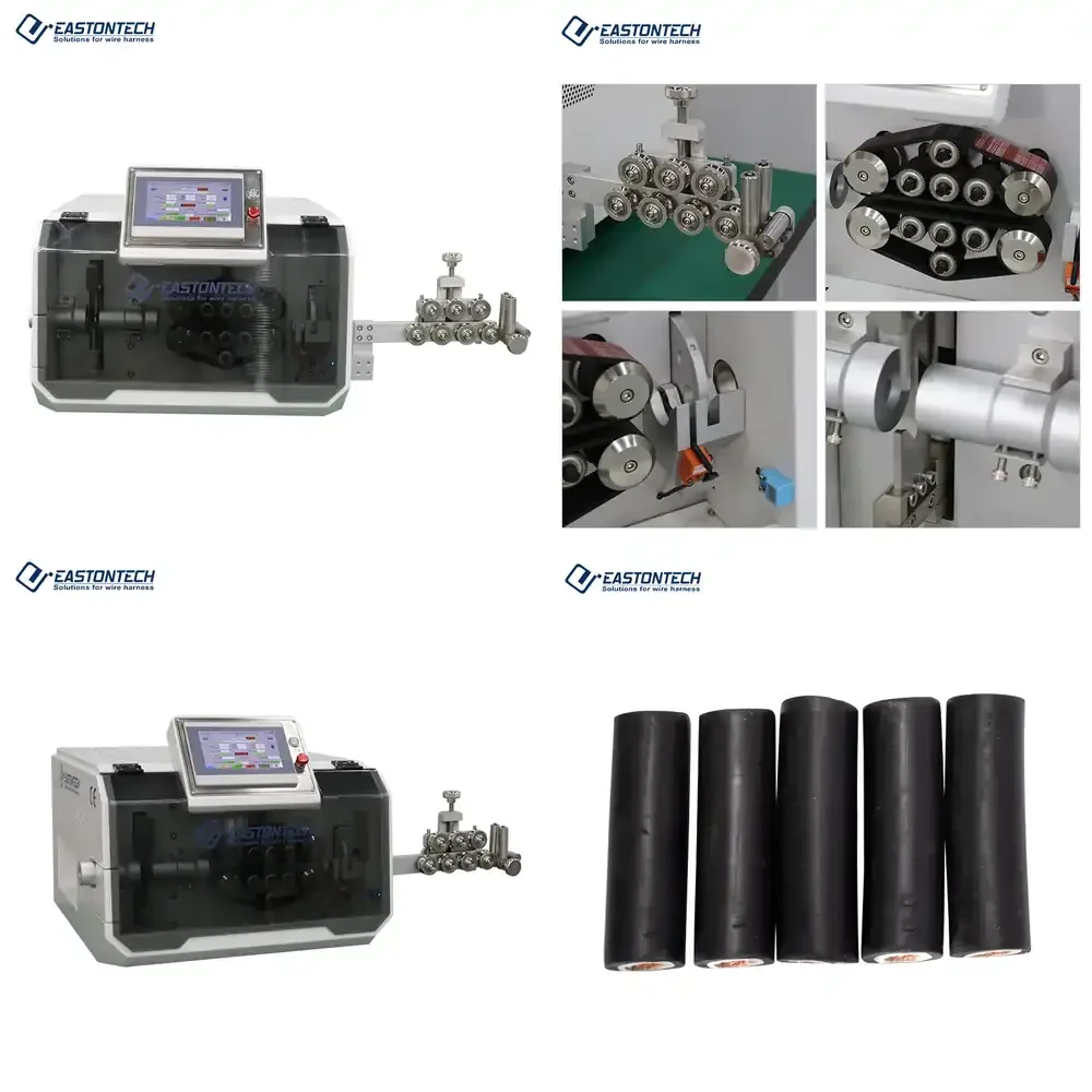 Electric Steel Wire Cutting Machine Stripper Automatic Computer PVC Plastic Metal Wire Cutter Engine Motor Core