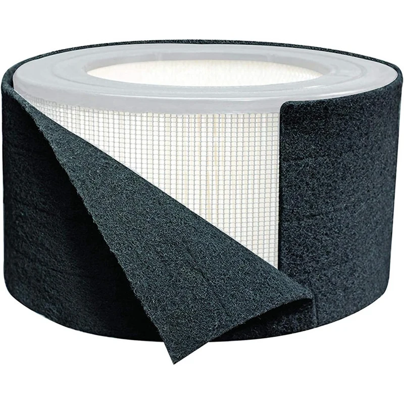 Honeywell HPA100 HPA 200,HPA300 용 범용 탄소 프리 필터 부품 액세서리, 교체 부품 38002, 2 팩 필터