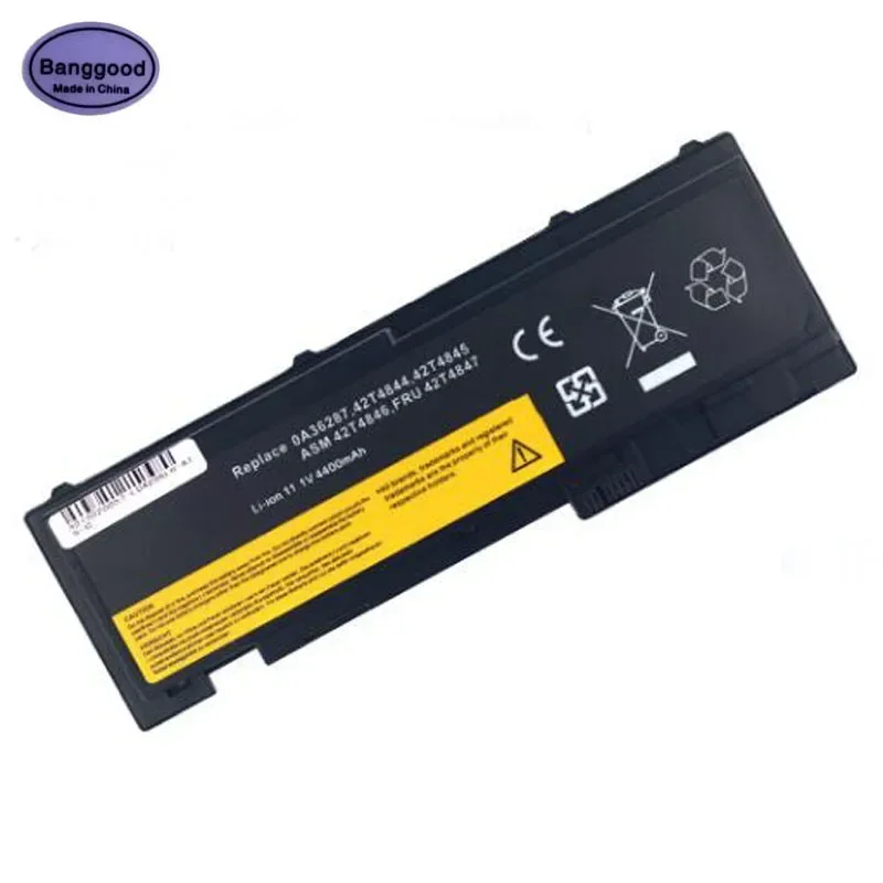 Banggood 4400mAh 42T4844 42T4845 42T4846 FRU 42T4847 Laptop Battery for LENOVO ThinkPad T420s T420si T430S T430si