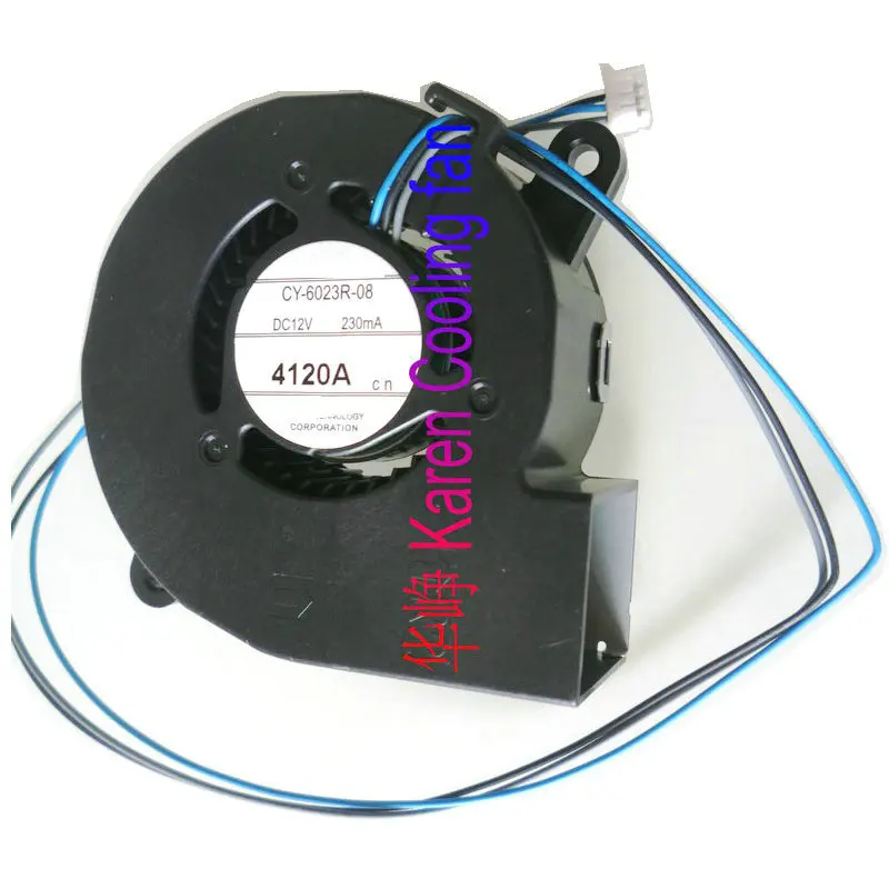 6CM 6023 12v 230mA CY-6023R-08 3wire projector Cooling fan