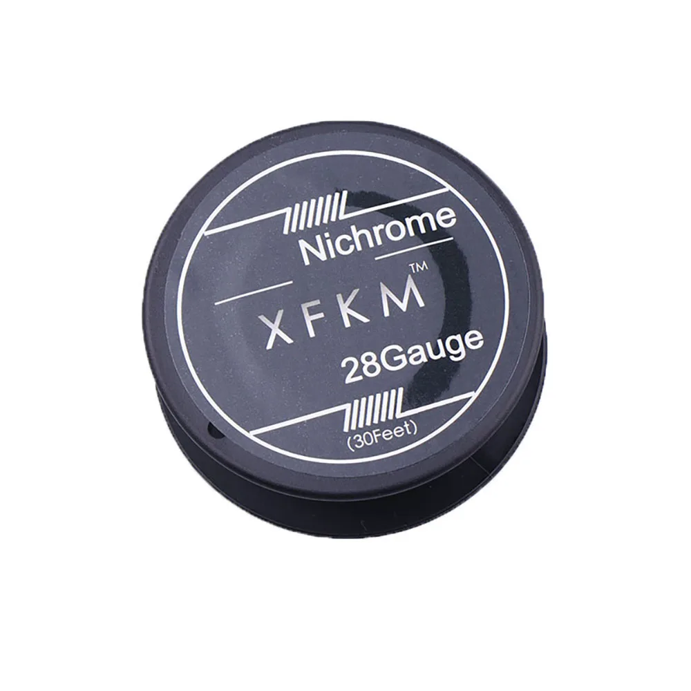 XFKM عالية الجودة 10 متر/لفة A1/SS316L/NI80 سلك مقاومة الأسلاك 24 26 28 30 32 36ga ل rda هيئة الطرق والمواصلات أسلاك التدفئة لتقوم بها بنفسك MTL لفائف أدوات