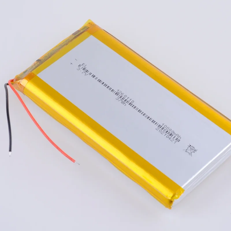 High Qulity 3.7V 10000mAh 1260110 Rechargeable Polymer Batteries Lipo Li-Po for Toy Power Bank GPS Laptop Camping Lights Diy